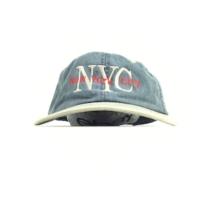 Vintage 2000s New York City NYC Baseball Cap Hat Adj. Mens Size Cotton