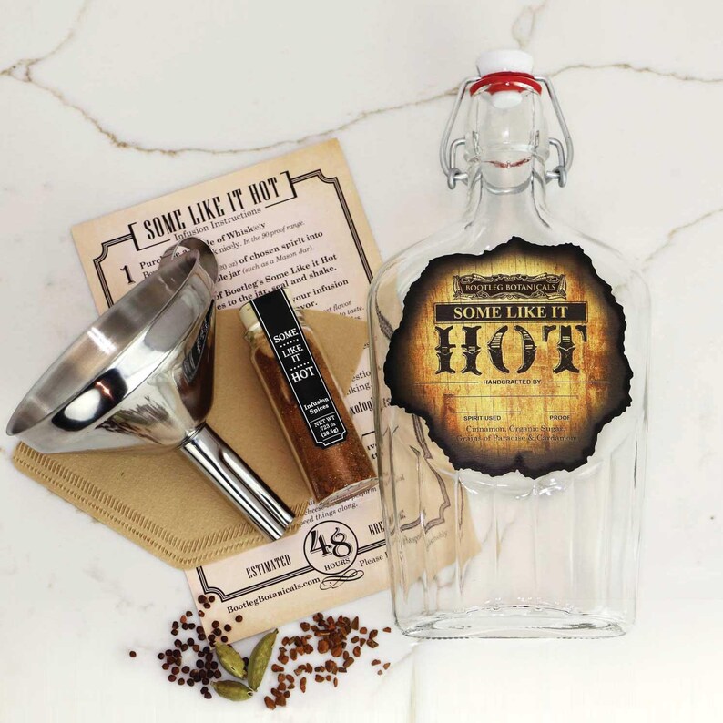 Cocktail Lover Gift DIY Cinnamon Tequila or Whiskey Etsy