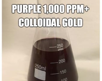 High PPM Purple Colloidal Gold