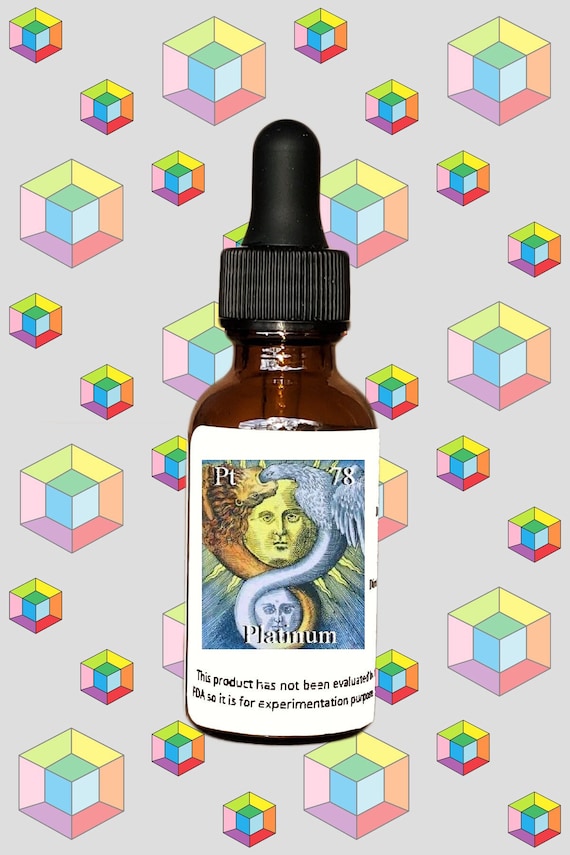 Colloidal Platinum: 25 ppm in Distilled Water