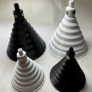 Counter Clockwise Magnetic Vortexing Funnels
