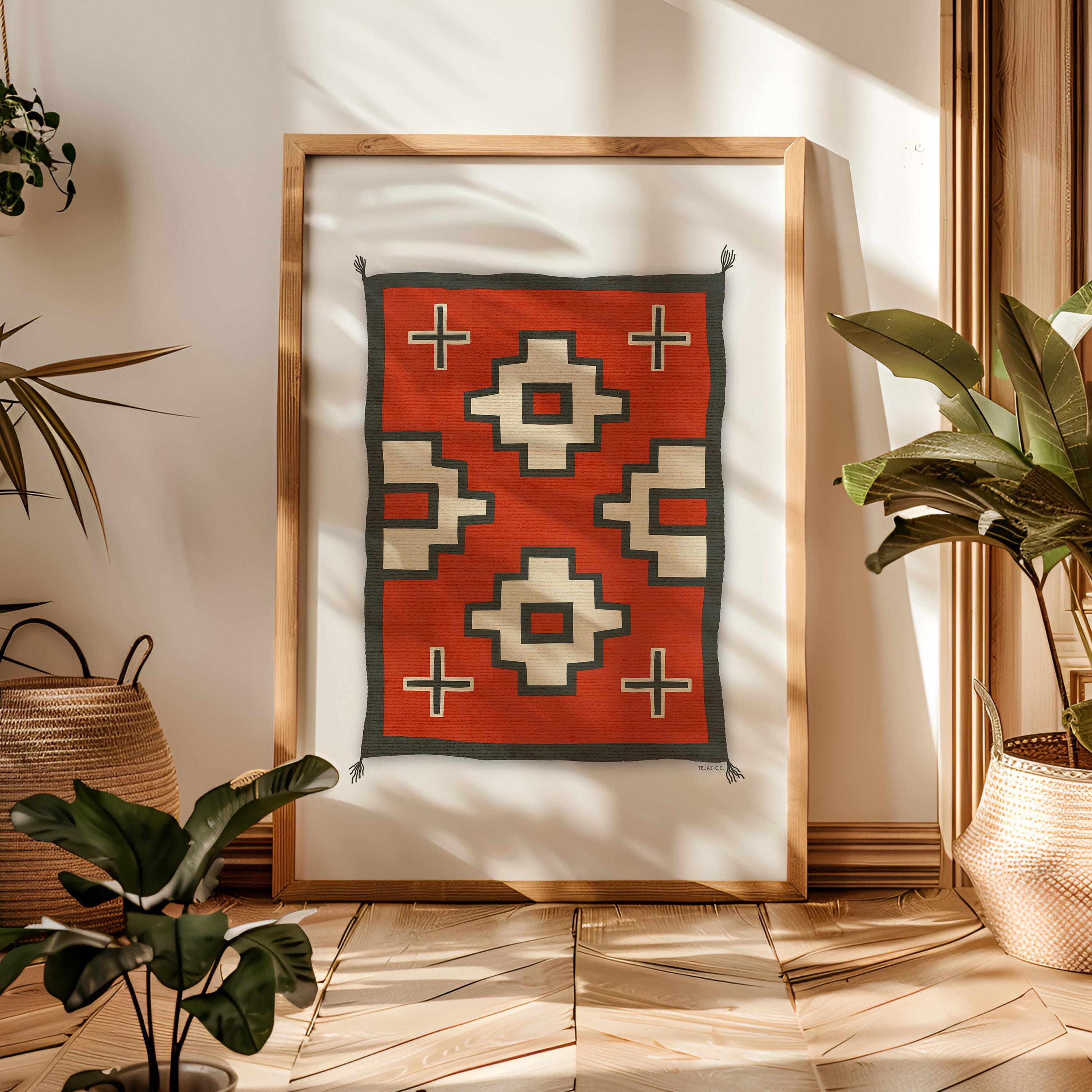 Southwestern Wall Art Native American Wall Decor Home Living Room ...
