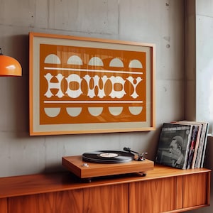 Eclectic Howdy Home Decor Wall Art Gift Unframed Print Office Cowboy Western Texas Dorm Entryway Decor Physical Print Present For Friend