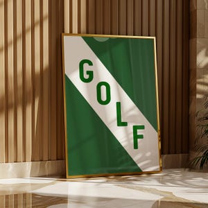 Golf Kunst Druck Golf Dekor Man Höhle Wand dekor Golf Druck für Büro Golf Geschenk für Papa Spiel Zimmer Dekor Golf Poster Banner Schild