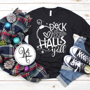 Deck The Halls Tee / Merry Christmas / Christmas Shirt / Christmas Tree  / Christmas Party Shirt / Unisex Tee / Graphic Tee