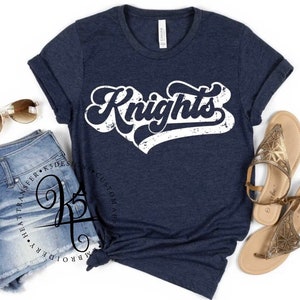 Knights Shirt / Game Day / Sports / School / Graphic Tee / Knights / Baseball / Football / Softball / Volleyball / Basketball / Adult Youth