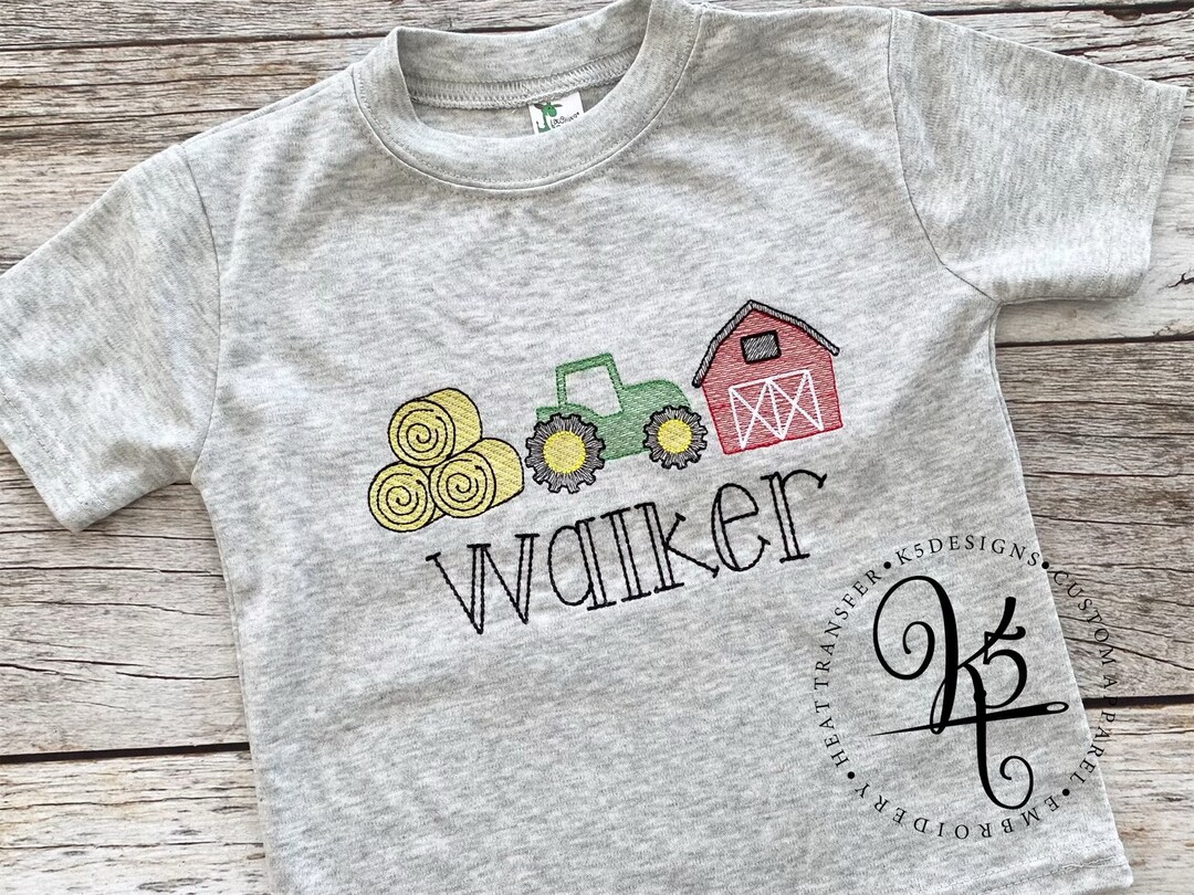 Farming Shirt / Birthday Shirt / Tractor Party / Farm Party / Tractor ...