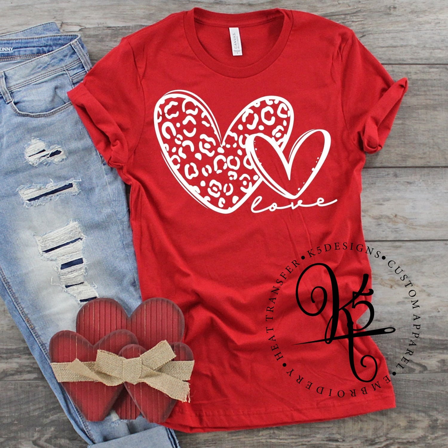 Love Shirt / Double Love Leopard / Valentines Day Shirt / Valentines ...