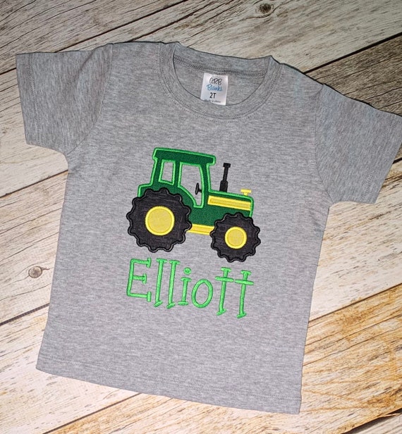 Tractor Birthday Shirt / Tractor Party / Farm Party / 1st / | Etsy