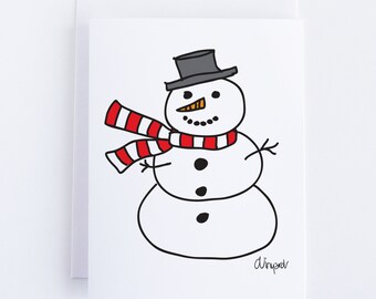 Snowman Notecard Set