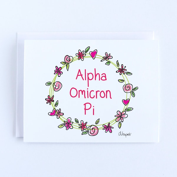 Aopi Symbol Alpha Omicron Pi - Etsy