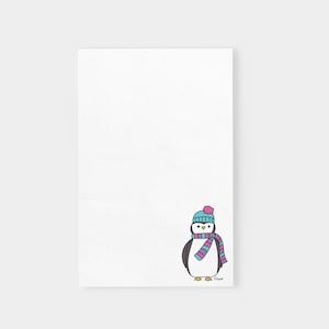Pippin the Penguin Winter Notepad