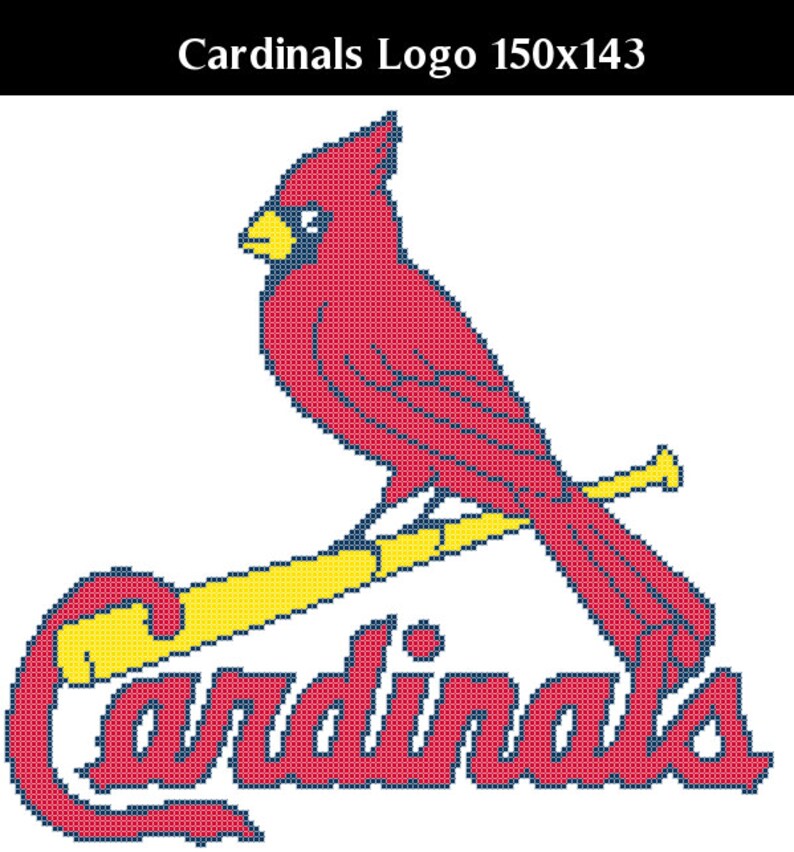 St. Louis Cardinals Counted Cross Stitch Chart Patterns 3 | Etsy