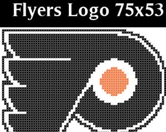 Philadelphia Flyers -- Counted Cross Stitch Chart Patterns, 4 sizes!