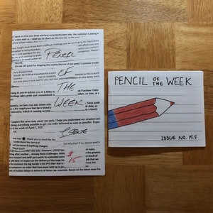 Pencil of the Week Issue #15&15.5