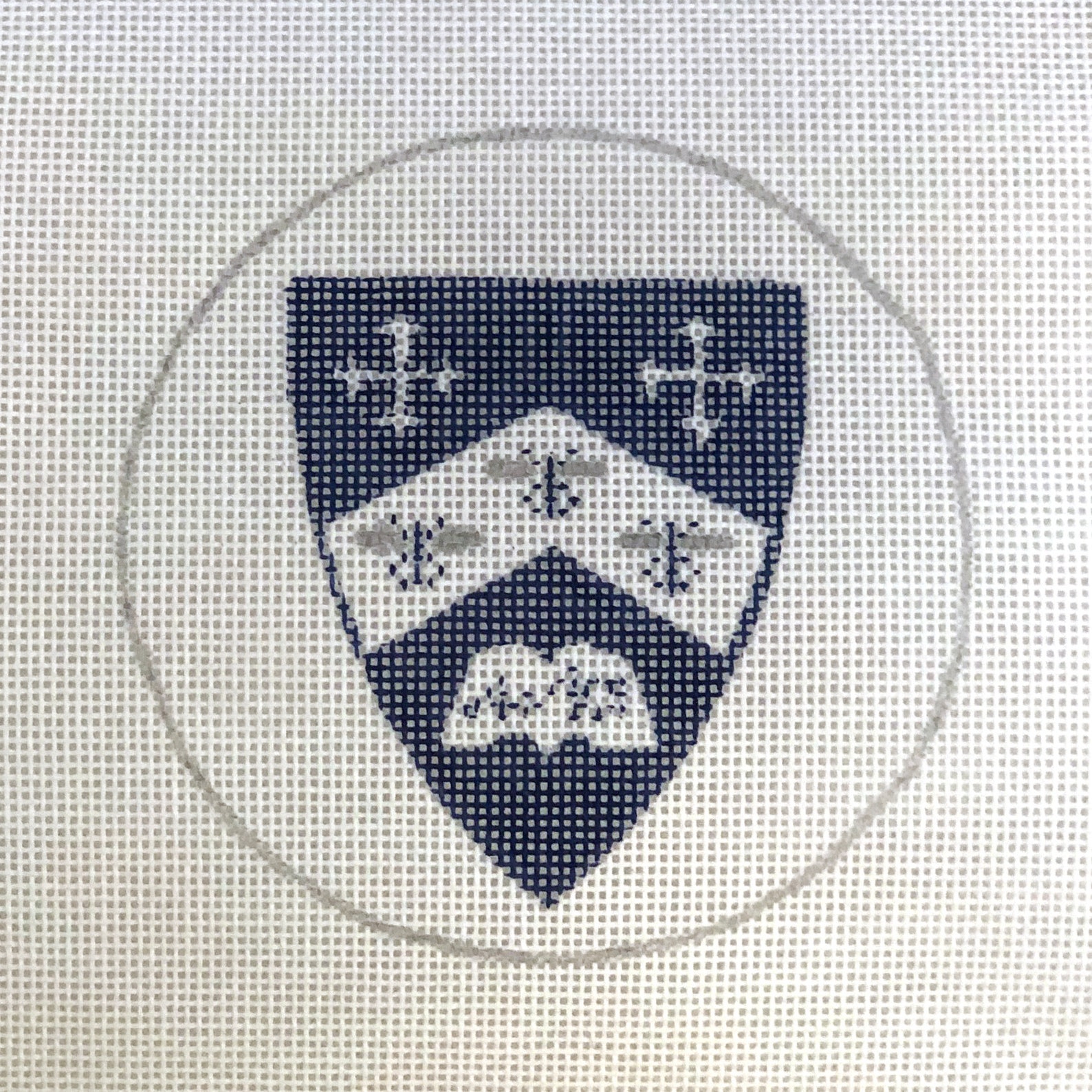 Collegiate Needlepoint Canvas Etsy