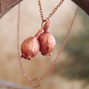 Teacher appreciation gift_real apple pendant_electroformed apple_retirement necklace_teacher thank you gift_nature inspired_end of year gift