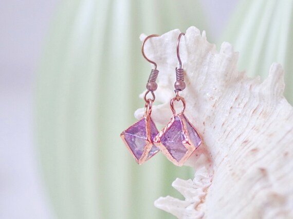 Fluorite earrings best sale