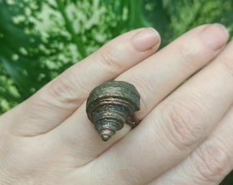 Ring from sea shell