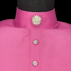 Girls&#39; Magenta Cotton Hunt Dickie