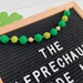 see more listings in the Letter Board Garlands section