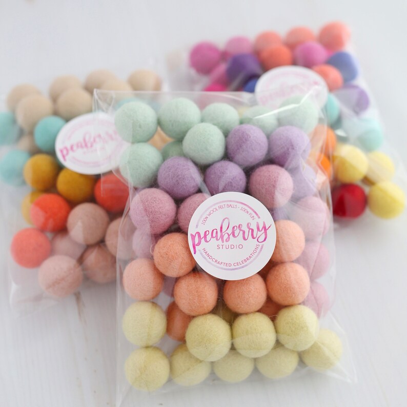 Felt Ball Kit Felt Balls 2cm Felt Balls Bulk Loose Felt Etsy