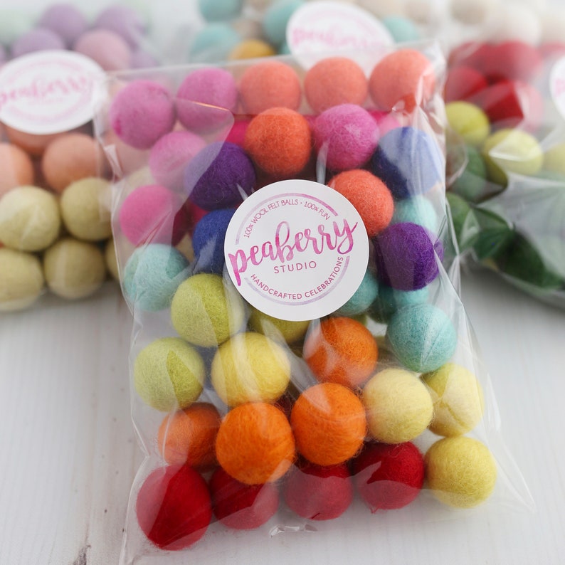Felt Ball Kit Felt Balls 2cm Felt Balls Bulk Loose Felt Etsy