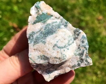 Raw Tree Agate Stone - Raw Stones - Raw Tree Agate Crystal - Grounding Crystal - Root Chakra - Earth Element Stone - Rough Tree Agate Chunk
