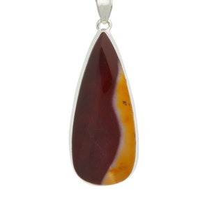 Mookaite Jasper pendant sterling silver - mookaite stone necklace - Crystals and Stones - Mookaite Jasper crystal - Mookaite 754