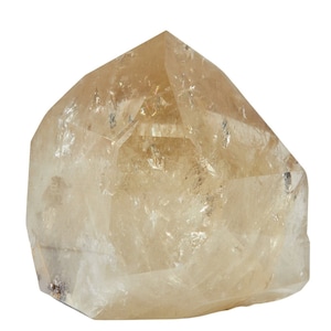 Natural Citrine Point - Polished Citrine Crystal - Untreated Citrine Tower - Standing Citrine Crystal Point - Large Citrine Point - 55