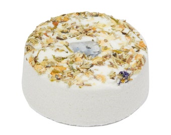 Full Moon Bath Bomb Moonstone Crystal & Herbs - All Natural Aromatherapy Bath Bombs - Release and Let Go Bath Bombs - Moon Ritual Bath Bomb