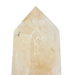 Citrine Point - Natural Citrine - High Quality Natural Citrine Point - Polished Citrine Tower - Untreated Citrine - Standing Crystal - 18