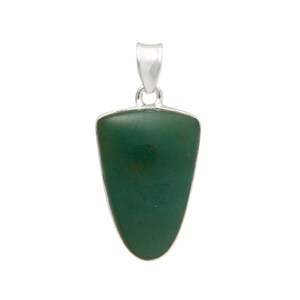 Green Aventurine Pendant Sterling Silver - Green Aventurine Stone - Green Aventurine Necklace - green aventurine jewelry - 498