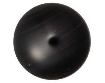 Black Obsidian Stone Sphere - Polished Obsidian Crystal Sphere - Large Black Crystal Ball - Scrying Crystal - Obsidian Sphere - #8 - 20% Off