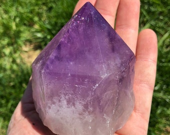 Raw Amethyst Crystal 2" - 4" - Amethyst (Bolivian) Points - Raw Amethyst Stone - Healing Crystals and Stones - Amethyst Standing Point