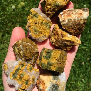 Raw Ocean Jasper Stone - Raw Stones - Orbicular Jasper - Crystals & Stones - Sea Jasper Stone - Rough Ocean Jasper Crystal
