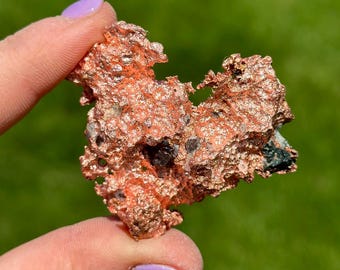 Native Copper Nugget - Genuine Native Copper from Michigan, USA - Natural Copper - Raw Native Copper Metal - Conduction Stone - Real Copper