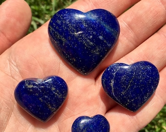 Lapis Lazuli Stone Heart - A Quality Lapis Lazuli Crystal - Gepolijst Crystal Heart - Helende kristallen en stenen - Hartvormige Lapis Lazuli