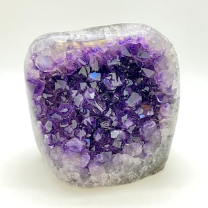 Raw Amethyst Crystal Cluster (Standing) - Amethyst Geode Cluster - Large Amethyst Cluster Geode - Standing Amethyst Geode - 79 - 20% Off!
