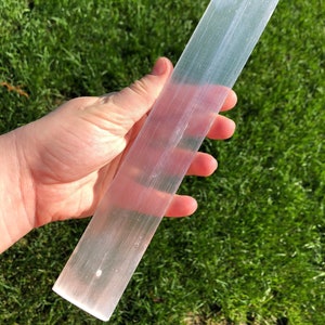 Selenite Incense Holder - Selenite Plate Incense Burner - Selenite Slab - Selenite Crystal Charging Plate - Stick Incense Holder for Sticks