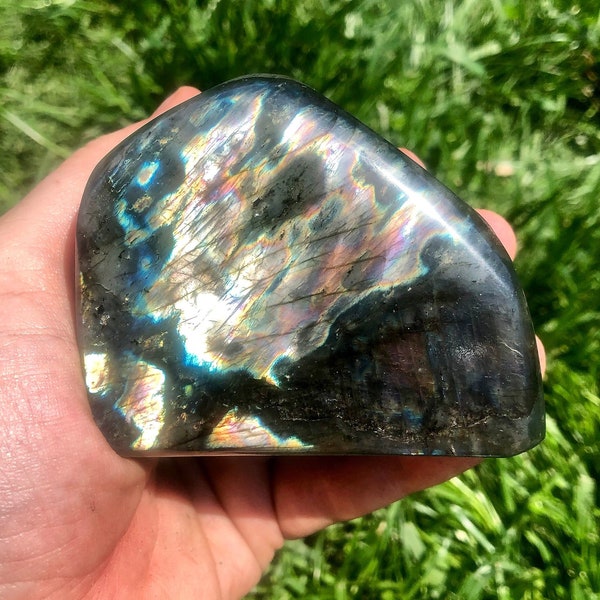 Spectrolite Stone (1.5"-5.5") - Extra Quality Labradorite - Standing Spectrolite Crystal - Healing Crystals & Stones - Labradorite Stone