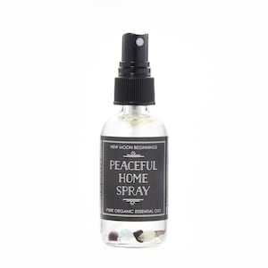 Peaceful Home Spray - Organic Essential Oil Spray - Eucalyptus, Rosemary, & Mint - Aromatherapy Spray - New Home Spray - Housewarming Gift