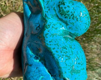 Natural chrysocolla Malachite cabochons,45X42mm,113.20cts,...6366