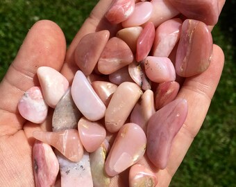 One Tumbled Pink Opal TPO1