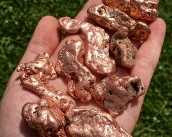 Raw Copper Nugget - Healing Crystals and Stones - Natural Copper from Michigan - Copper Specimen - Copper Nuggets - Copper Metal