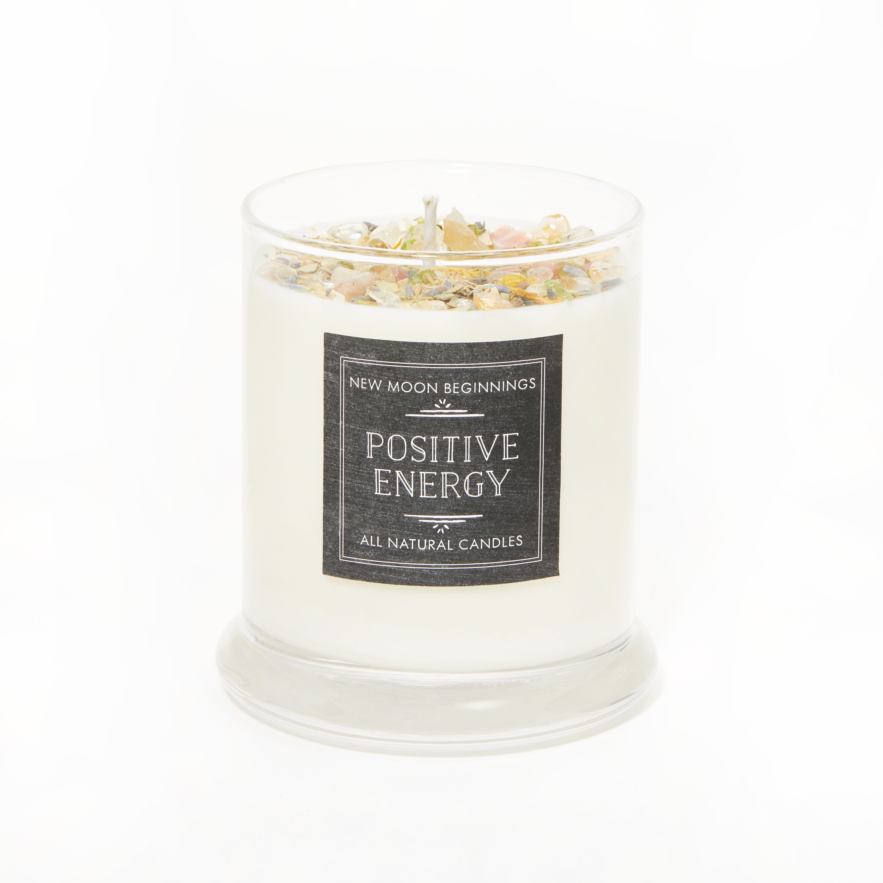 Positive Energy Candles Crystal & Herb Candles Etsy