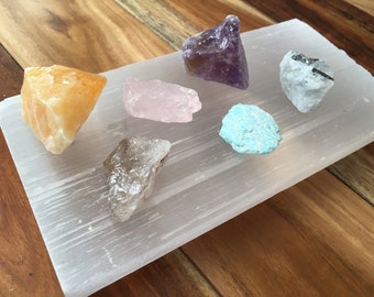 Selenite Plate - Selenite Crystals - Selenite Slab - Healing Crystals and Stones - White Selenite - Selenite Stone - Selenite Crystal Plate