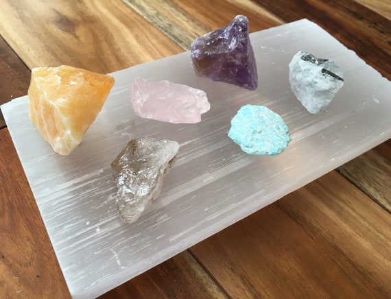 Selenite Crystal Charging Slabs Selenite Crystal Charging Slabs