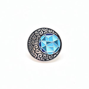 New Moon Beginnings Lapel Pin - pin badge - enamel pin - company logo pin - badge - enamel lapel pin - badges pins - crystal pin