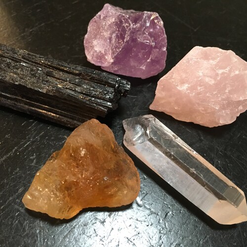Healing Crystals and Stones Set Chakra Stones Raw Crystals Etsy